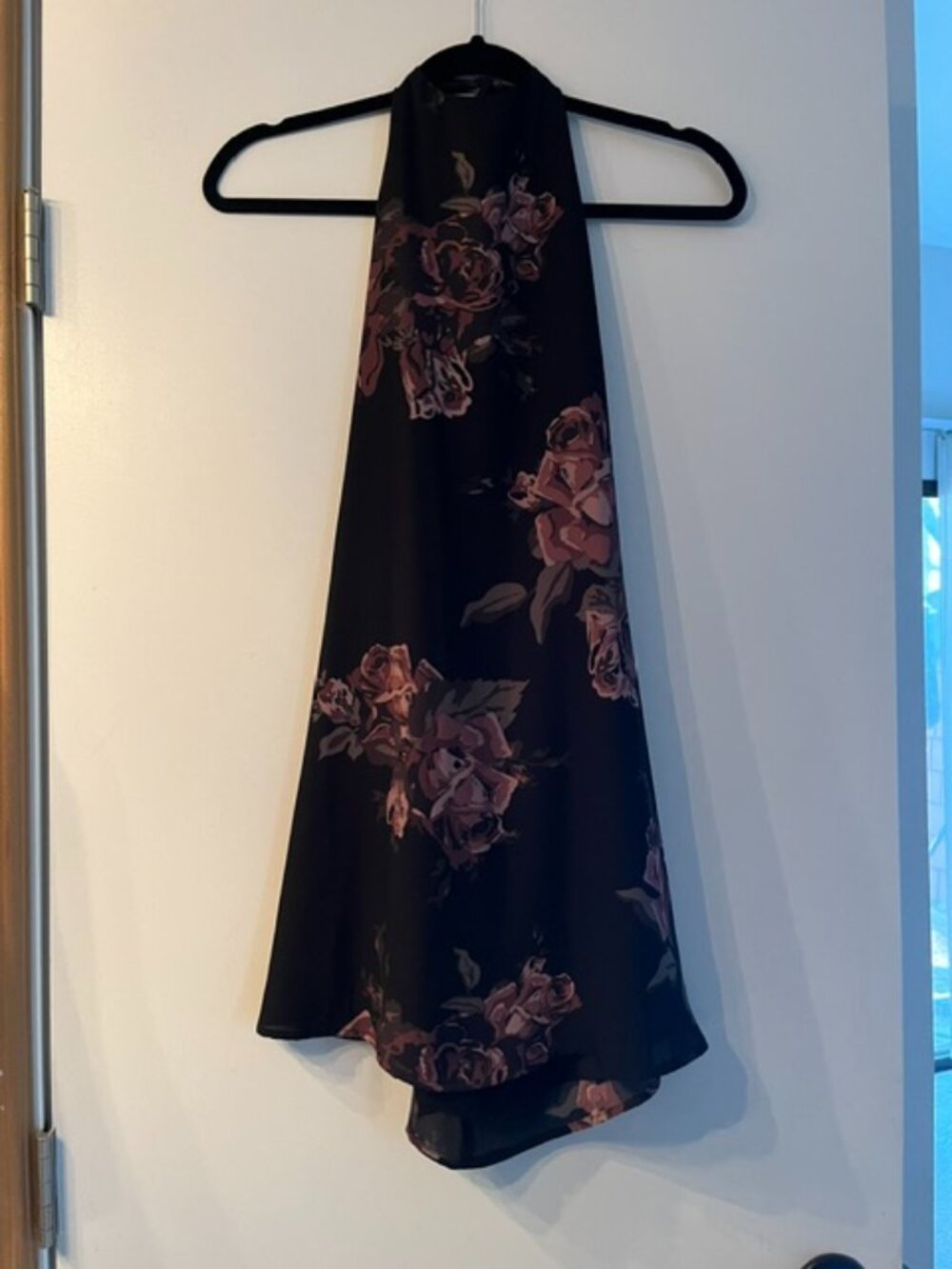 Tobi - Halter Floral Low Back Dress